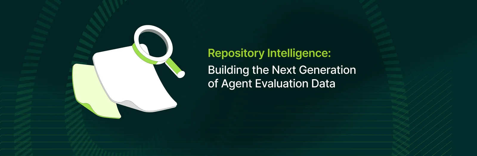 Cover art for “Repository Intelligence: Building the Next Generation of Agent Evaluation Data”